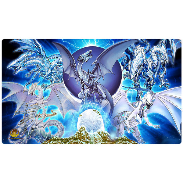 Blue-Eyes White Dragon Yugioh Playmat - Yugimation