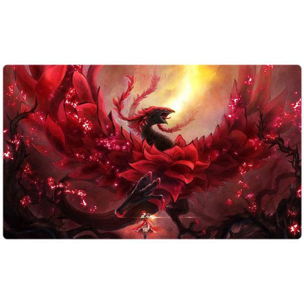 Black Rose Dragon Yugioh Playmat